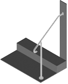 1 step wall mount